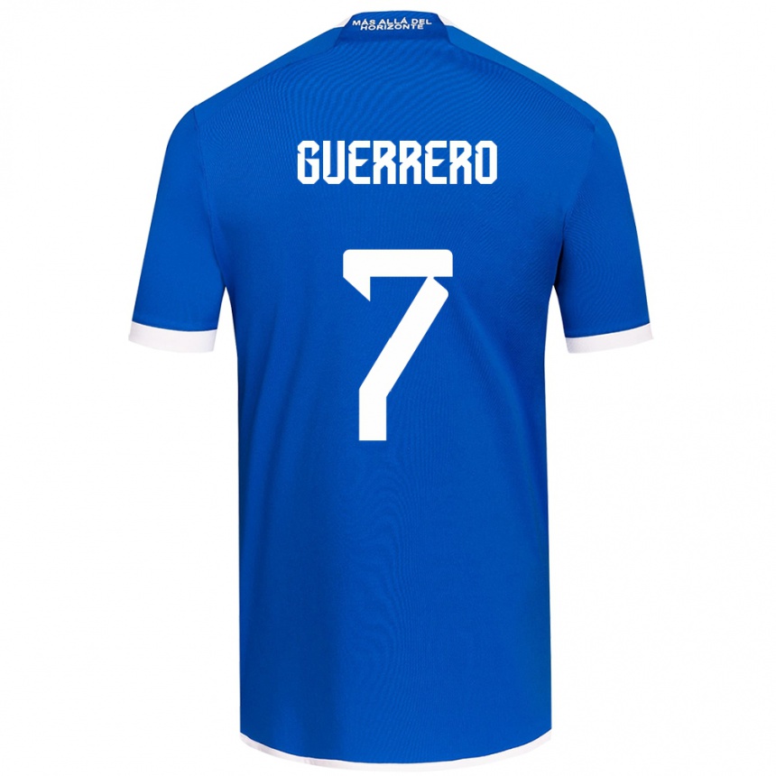 Women Football Maximiliano Guerrero #7 Blue White Home Jersey 2024/25 T-Shirt Australia