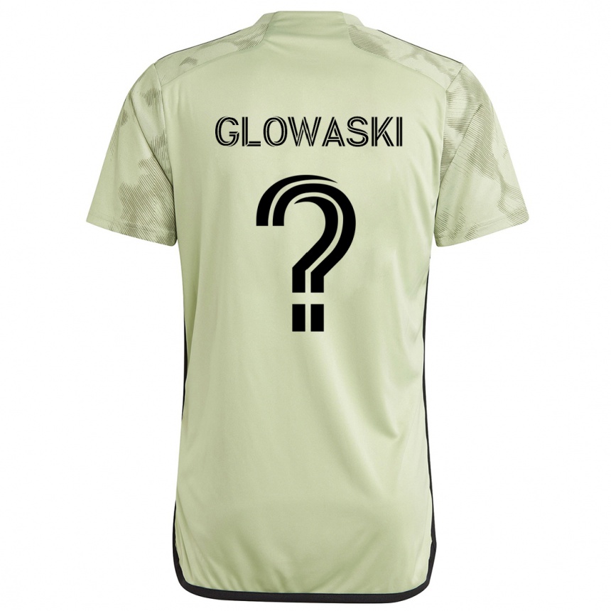 Women Football Dylan Glowaski #0 Light Green Away Jersey 2024/25 T-Shirt Australia