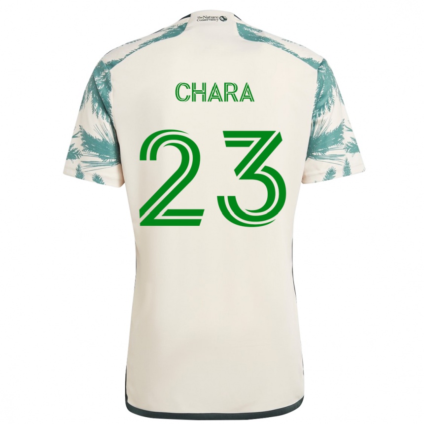 Women Football Yimmi Chará #23 Beige Brown Away Jersey 2024/25 T-Shirt Australia