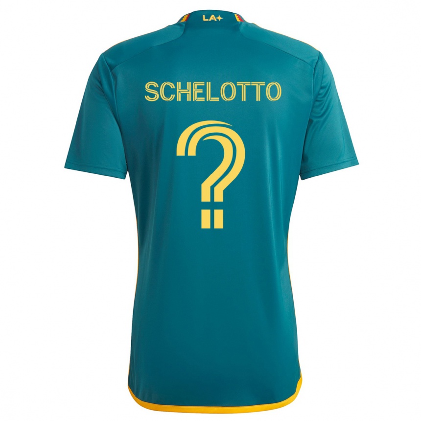 Women Football Nicolas Barros Schelotto #0 Green Yellow Away Jersey 2024/25 T-Shirt Australia