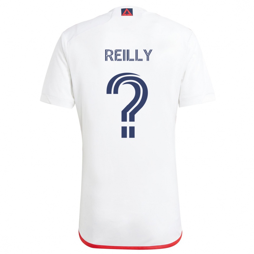 Women Football Aidan Reilly #0 White Red Away Jersey 2024/25 T-Shirt Australia