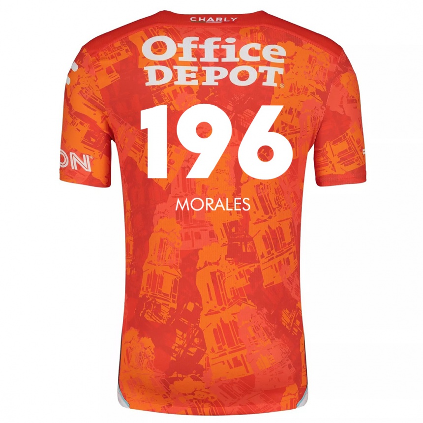 Women Football Erik Morales #196 Orange White Away Jersey 2024/25 T-Shirt Australia