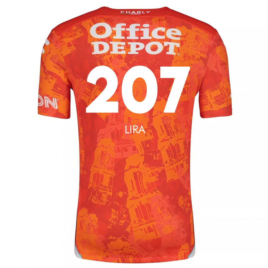 Women Football Almir Lira #207 Orange White Away Jersey 2024/25 T-Shirt Australia