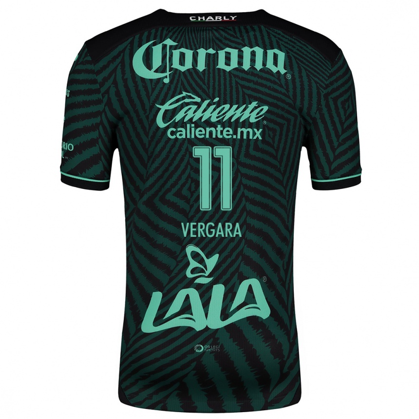 Women Football Duván Vergara #11 Black Green Away Jersey 2024/25 T-Shirt Australia