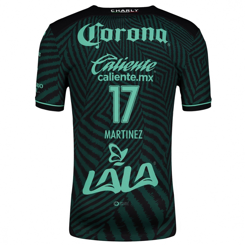 Women Football Marianne Martínez #17 Black Green Away Jersey 2024/25 T-Shirt Australia