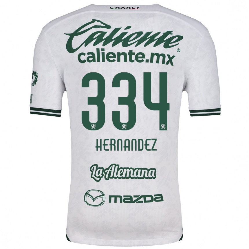 Women Football Alan Hernández #334 White Green Away Jersey 2024/25 T-Shirt Australia