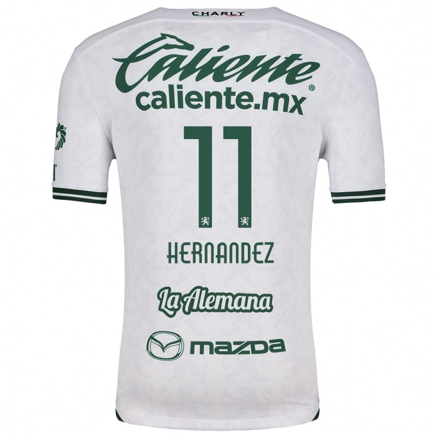 Women Football Elías Hernández #11 White Green Away Jersey 2024/25 T-Shirt Australia