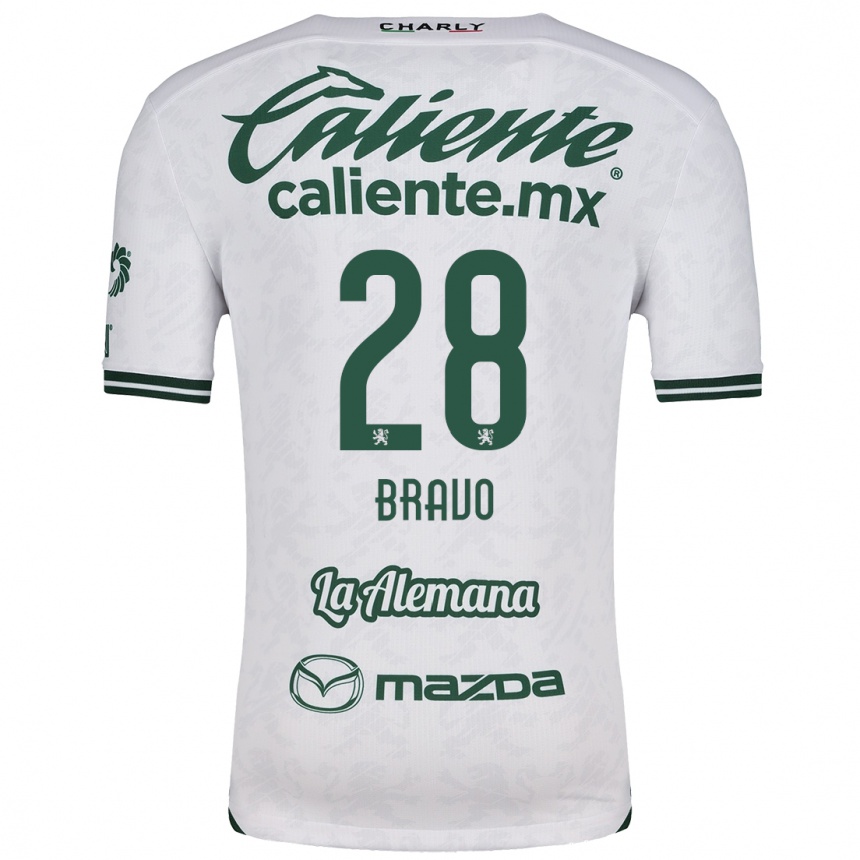 Women Football Ruth Bravo #28 White Green Away Jersey 2024/25 T-Shirt Australia