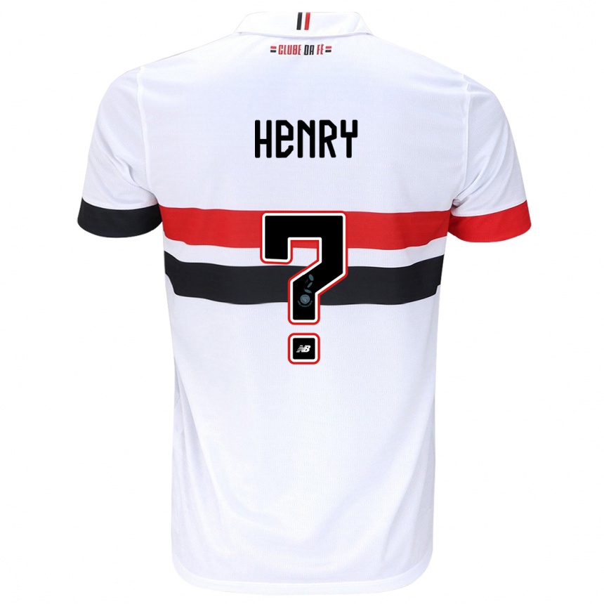 Kids Football Thierry Henry #0 White Red Black Home Jersey 2024/25 T-Shirt Australia