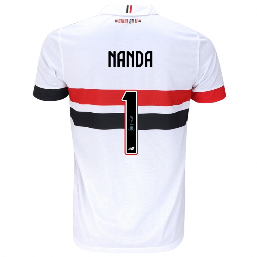 Kids Football Nanda #1 White Red Black Home Jersey 2024/25 T-Shirt Australia