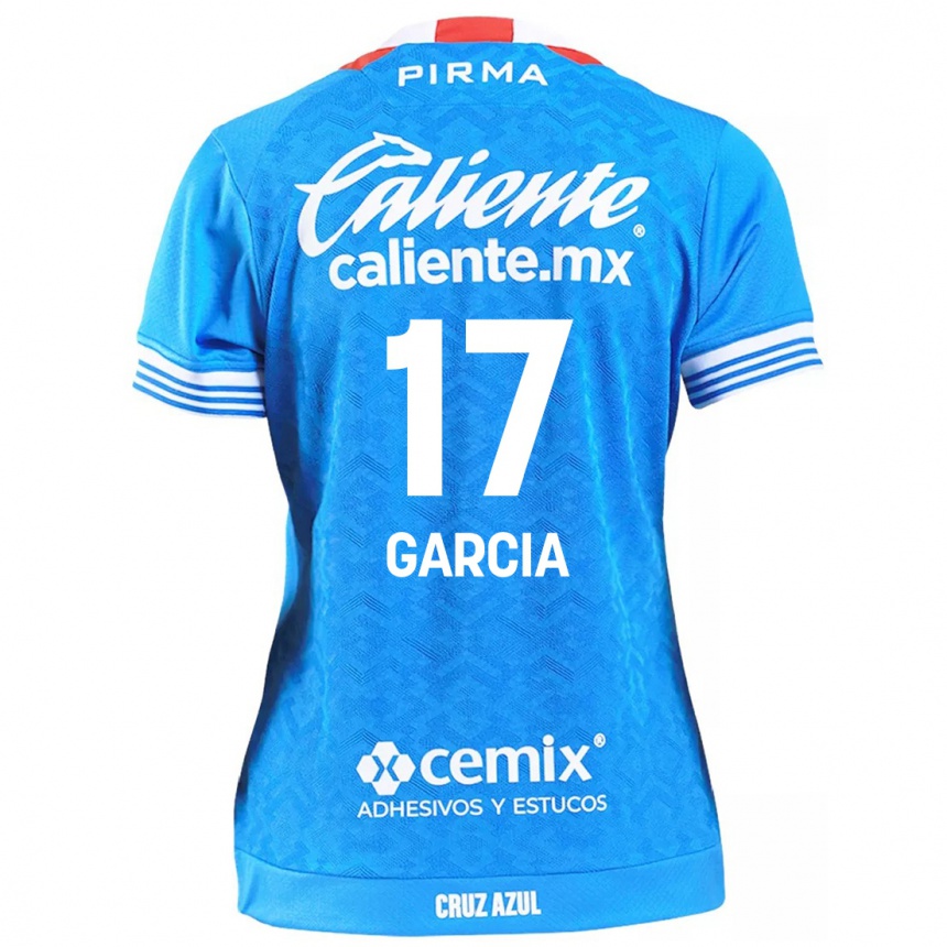 Kids Football Amaury Garcia #17 Sky Blue Home Jersey 2024/25 T-Shirt Australia