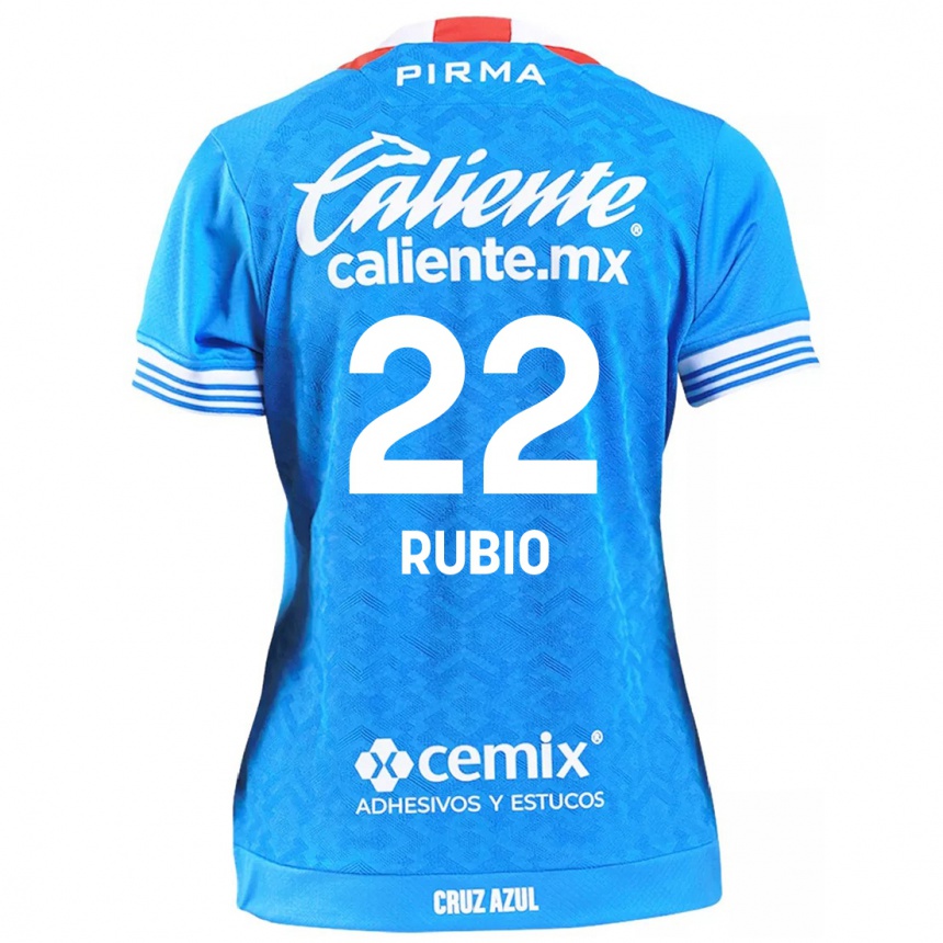 Kids Football Raymundo Rubio #22 Sky Blue Home Jersey 2024/25 T-Shirt Australia