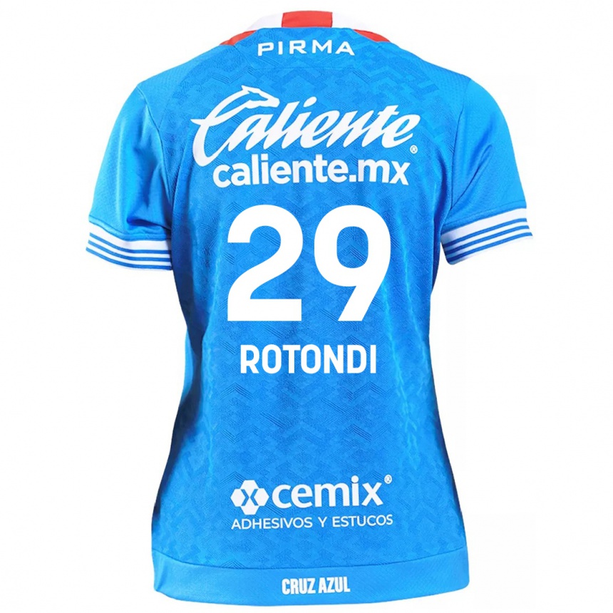 Kids Football Carlos Rotondi #29 Sky Blue Home Jersey 2024/25 T-Shirt Australia