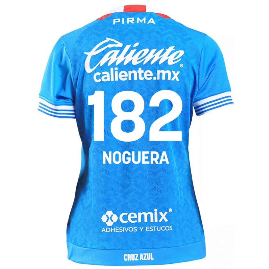 Kids Football Heldrich Noguera #182 Sky Blue Home Jersey 2024/25 T-Shirt Australia