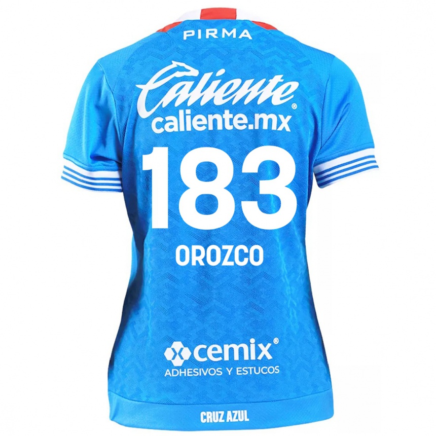 Kids Football Fabrizzio Orozco #183 Sky Blue Home Jersey 2024/25 T-Shirt Australia