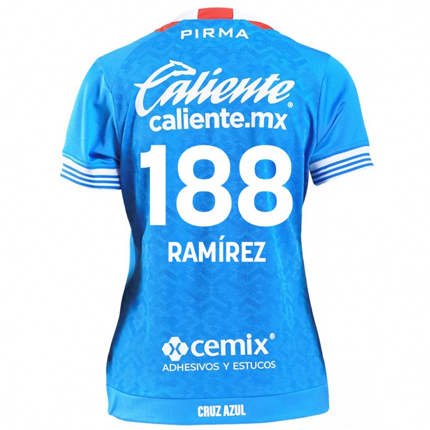 Kids Football Diego Ramírez #188 Sky Blue Home Jersey 2024/25 T-Shirt Australia