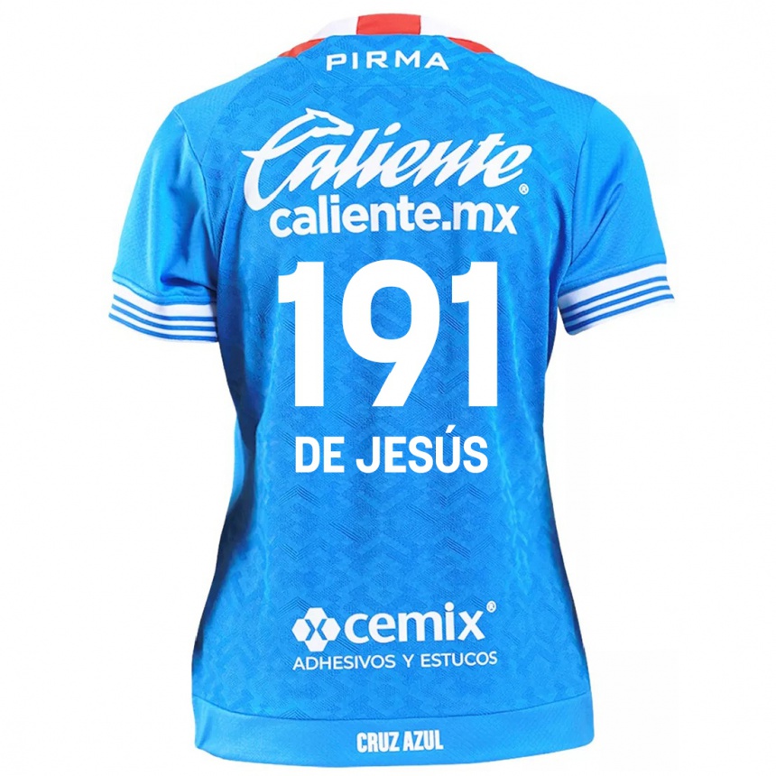 Kids Football Luis De Jesús #191 Sky Blue Home Jersey 2024/25 T-Shirt Australia