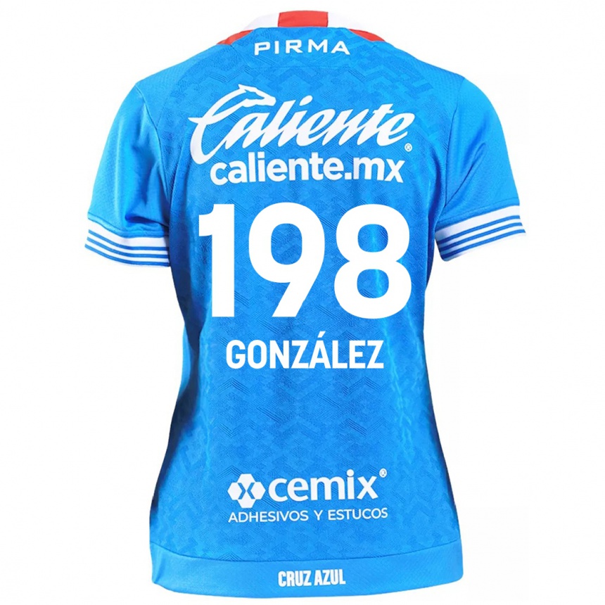 Kids Football Kenneth González #198 Sky Blue Home Jersey 2024/25 T-Shirt Australia