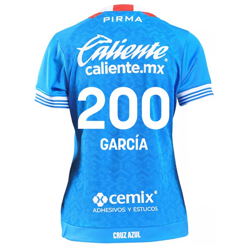 Kids Football Jorge García #200 Sky Blue Home Jersey 2024/25 T-Shirt Australia