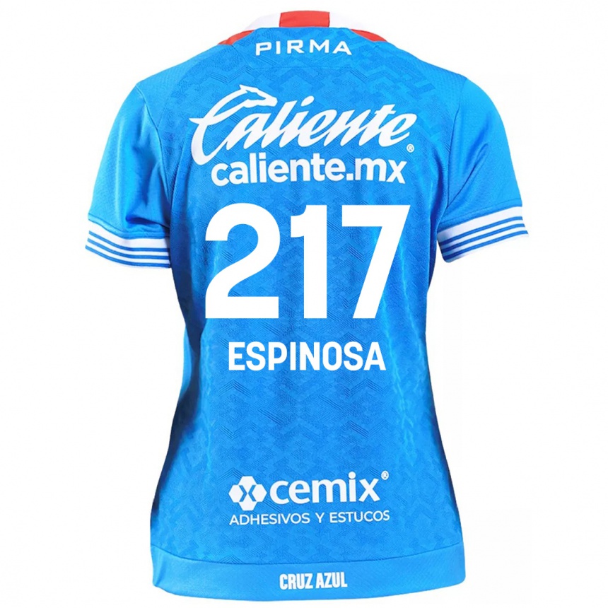 Kids Football Samuel Espinosa #217 Sky Blue Home Jersey 2024/25 T-Shirt Australia