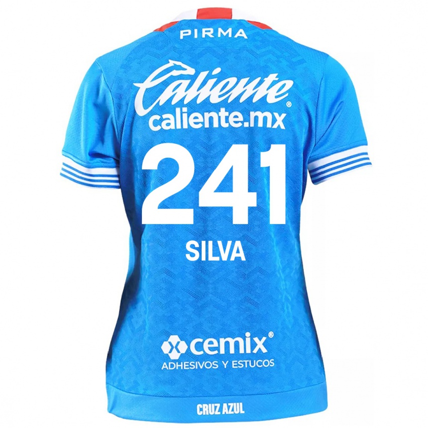 Kids Football Iván Silva #241 Sky Blue Home Jersey 2024/25 T-Shirt Australia