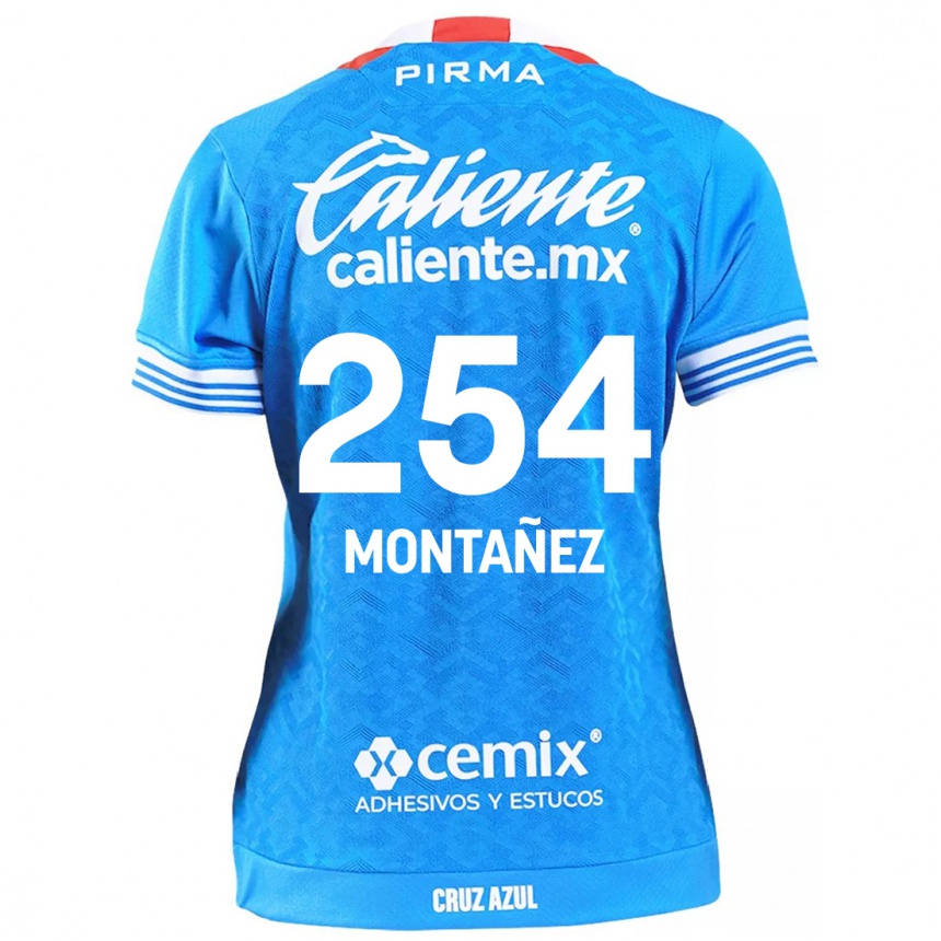 Kids Football Humberto Montañez #254 Sky Blue Home Jersey 2024/25 T-Shirt Australia