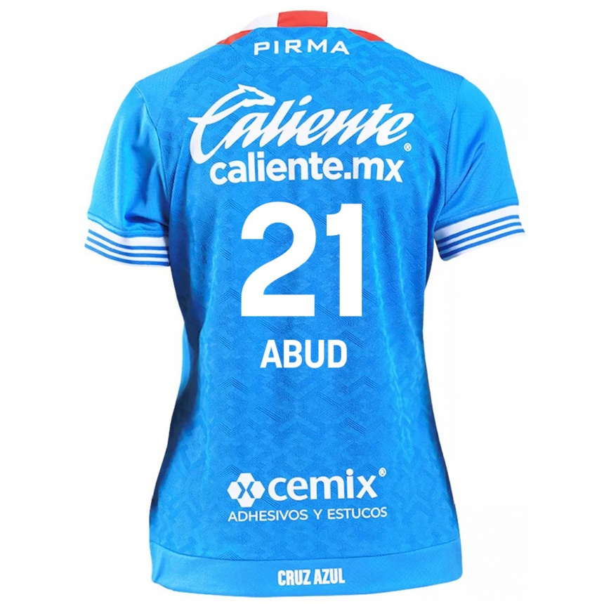 Kids Football Karime Abud #21 Sky Blue Home Jersey 2024/25 T-Shirt Australia