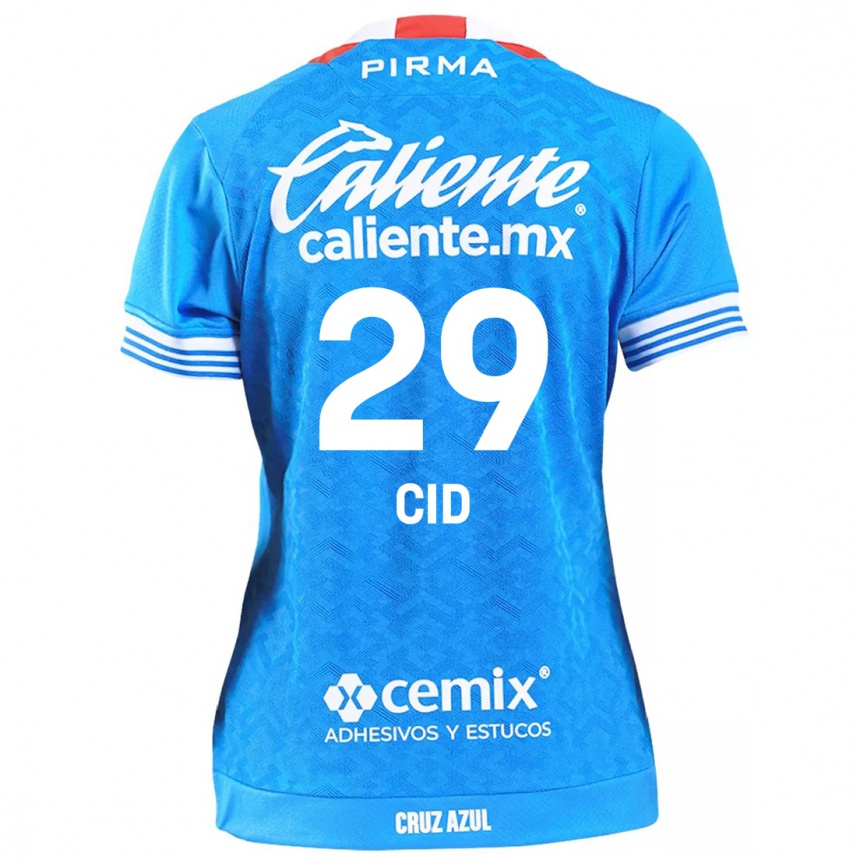 Kids Football Claudia Cid #29 Sky Blue Home Jersey 2024/25 T-Shirt Australia