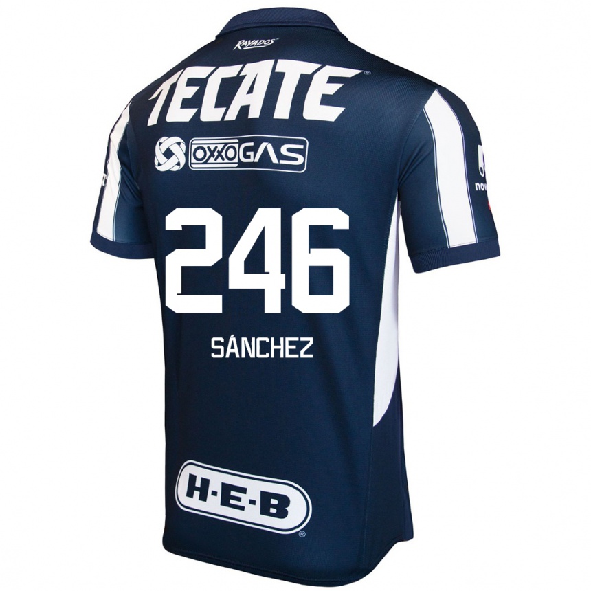 Kids Football Diego Sánchez #246 Blue Red White Home Jersey 2024/25 T-Shirt Australia