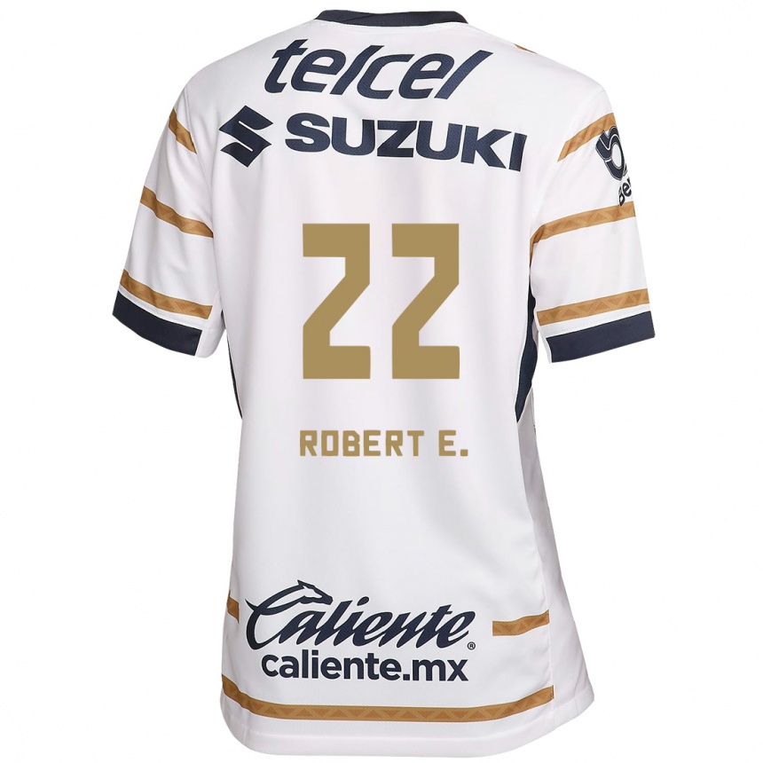 Kids Football Robert Ergas #22 White Obsidian Home Jersey 2024/25 T-Shirt Australia