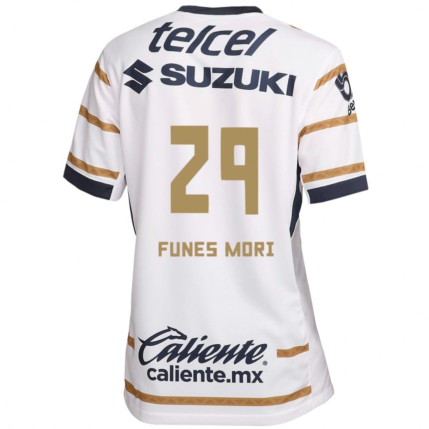 Kids Football Rogelio Funes Mori #29 White Obsidian Home Jersey 2024/25 T-Shirt Australia