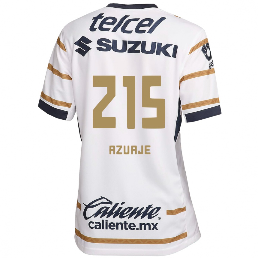 Kids Football Ángel Azuaje #215 White Obsidian Home Jersey 2024/25 T-Shirt Australia