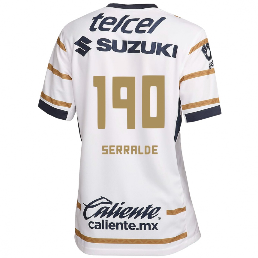 Kids Football Gerardo Serralde #190 White Obsidian Home Jersey 2024/25 T-Shirt Australia