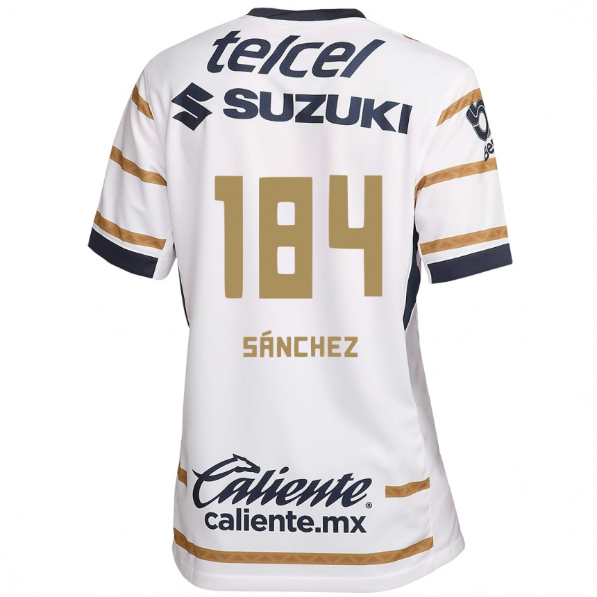 Kids Football Manuel Sánchez #184 White Obsidian Home Jersey 2024/25 T-Shirt Australia