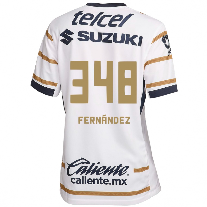 Kids Football Yerik Fernández #348 White Obsidian Home Jersey 2024/25 T-Shirt Australia