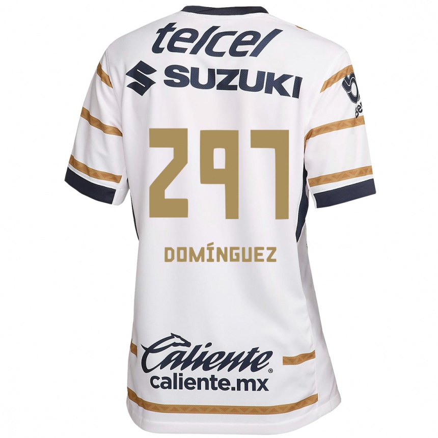 Kids Football Julio Domínguez #297 White Obsidian Home Jersey 2024/25 T-Shirt Australia