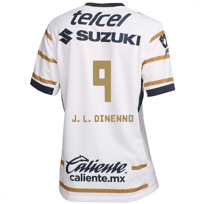 Kids Football Juan Dinenno #9 White Obsidian Home Jersey 2024/25 T-Shirt Australia