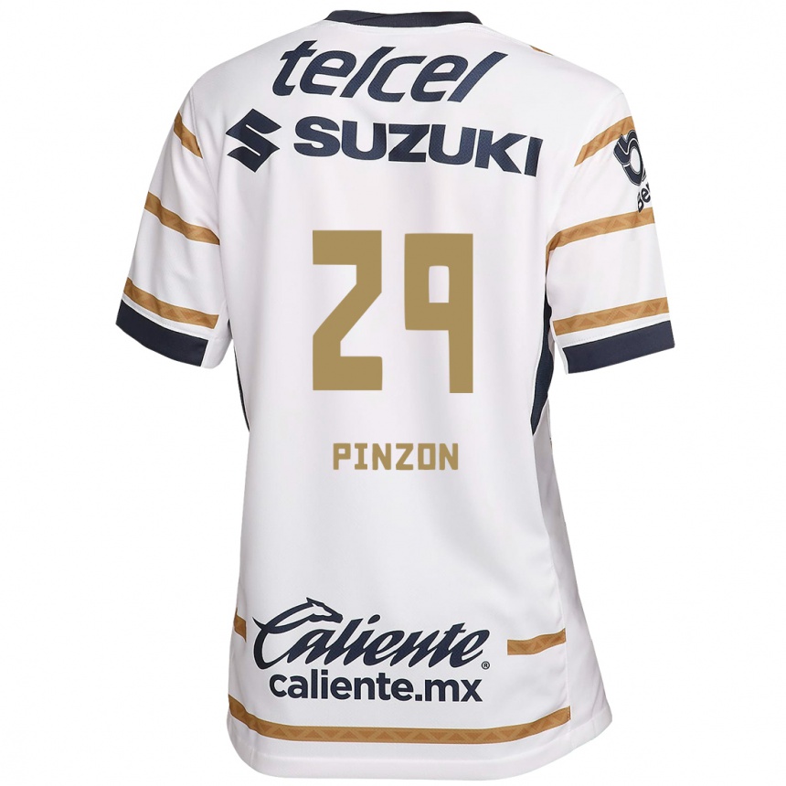 Kids Football Liceth Pinzon #29 White Obsidian Home Jersey 2024/25 T-Shirt Australia