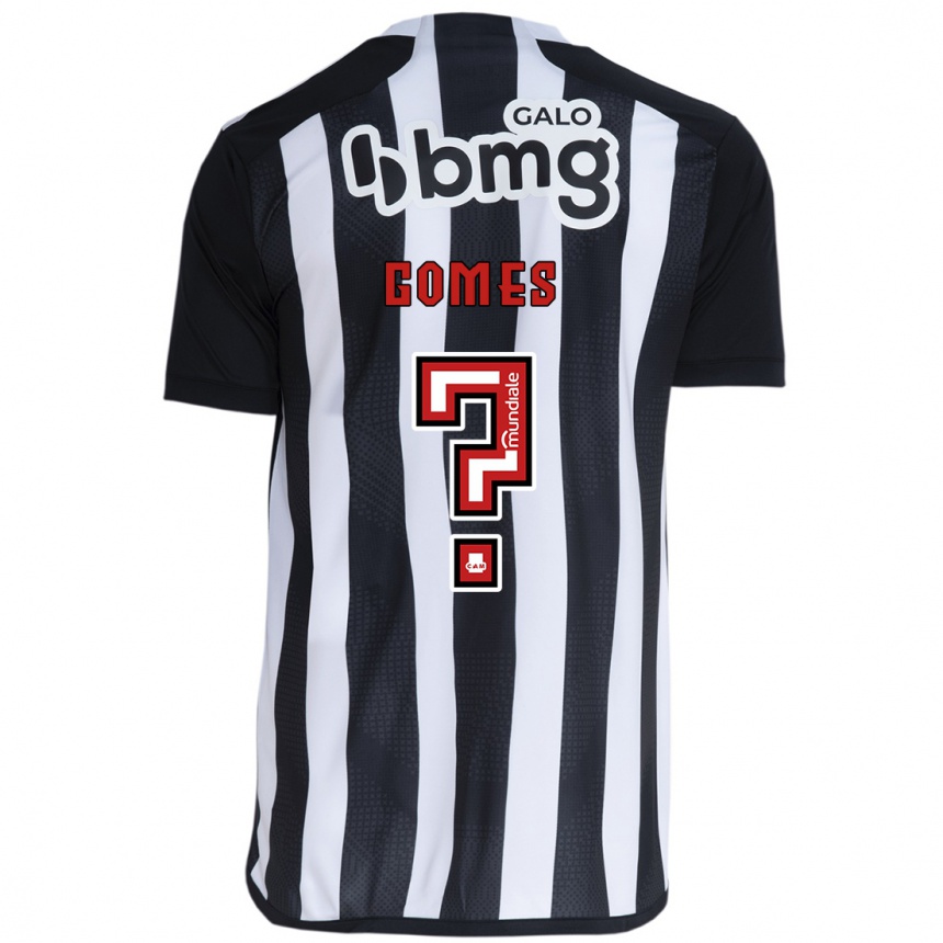 Kids Football Fábio Gomes #0 White Black Home Jersey 2024/25 T-Shirt Australia