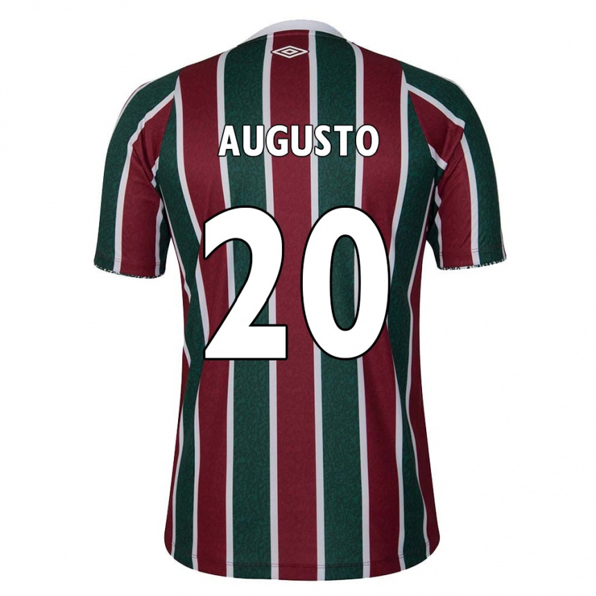 Kids Football Renato Augusto #20 Green Maroon White Home Jersey 2024/25 T-Shirt Australia