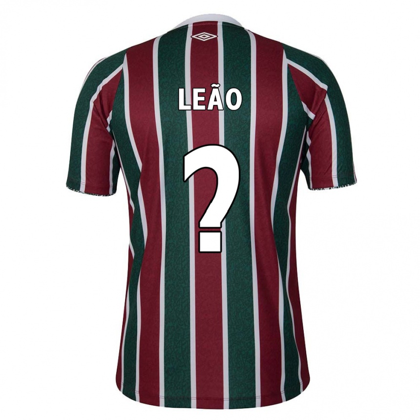 Kids Football Caio Leão #0 Green Maroon White Home Jersey 2024/25 T-Shirt Australia