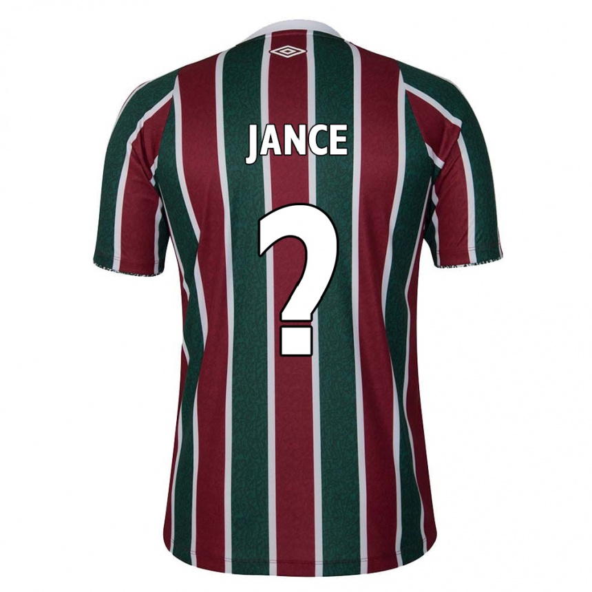 Kids Football Léo Jance #0 Green Maroon White Home Jersey 2024/25 T-Shirt Australia