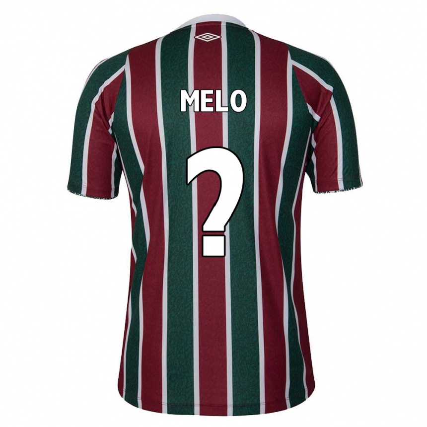 Kids Football Davi Melo #0 Green Maroon White Home Jersey 2024/25 T-Shirt Australia