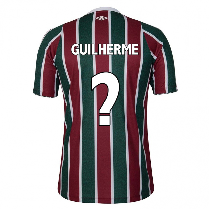 Kids Football Luiz Guilherme #0 Green Maroon White Home Jersey 2024/25 T-Shirt Australia