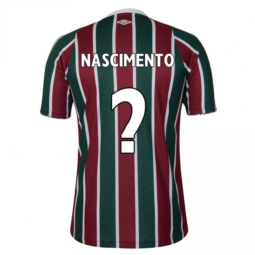 Kids Football Hiago Nascimento #0 Green Maroon White Home Jersey 2024/25 T-Shirt Australia