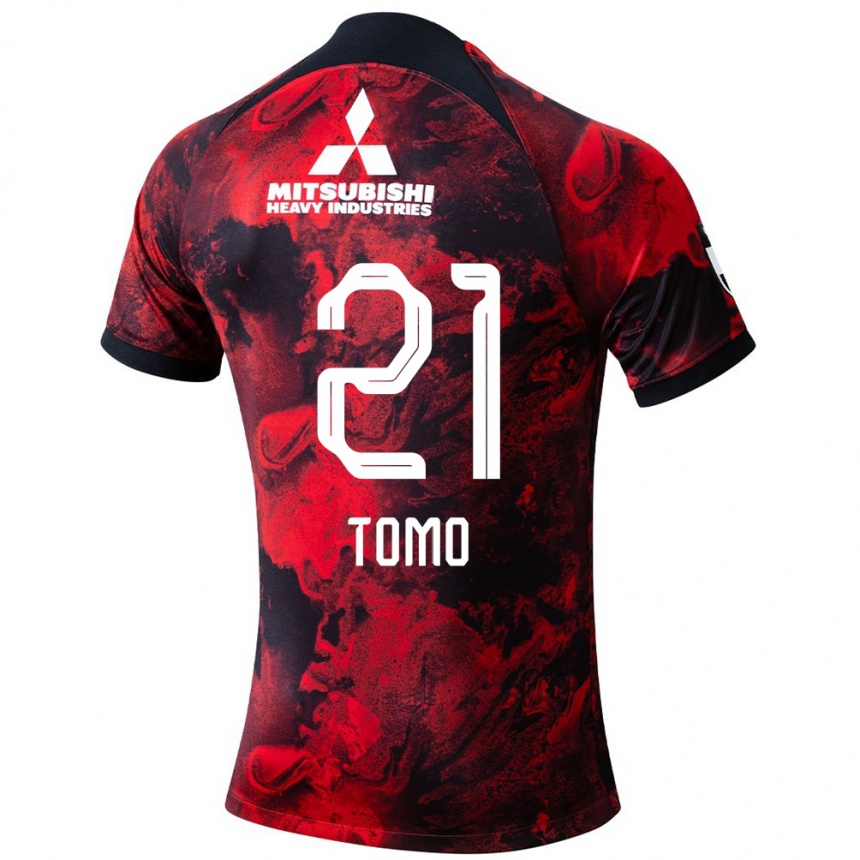 Kids Football Tomoaki Okubo #21 Red Black Home Jersey 2024/25 T-Shirt Australia