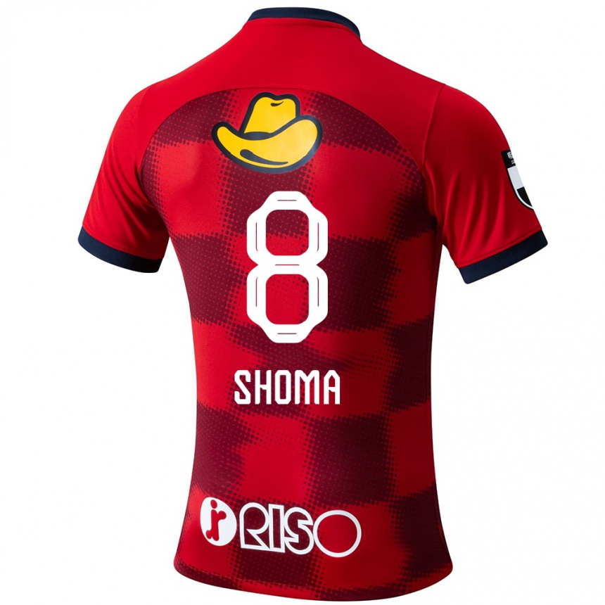 Kids Football Shoma Doi #8 Red Blue White Home Jersey 2024/25 T-Shirt Australia