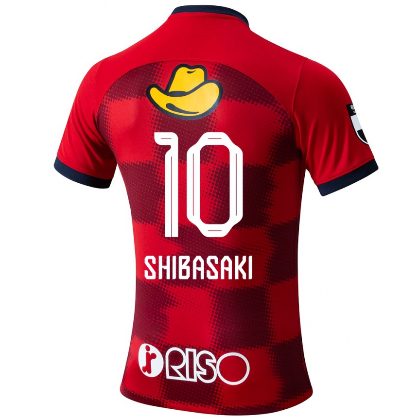 Kids Football Gaku Shibasaki #10 Red Blue White Home Jersey 2024/25 T-Shirt Australia