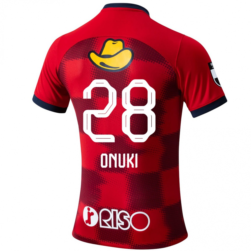 Kids Football Rui Onuki #28 Red Blue White Home Jersey 2024/25 T-Shirt Australia