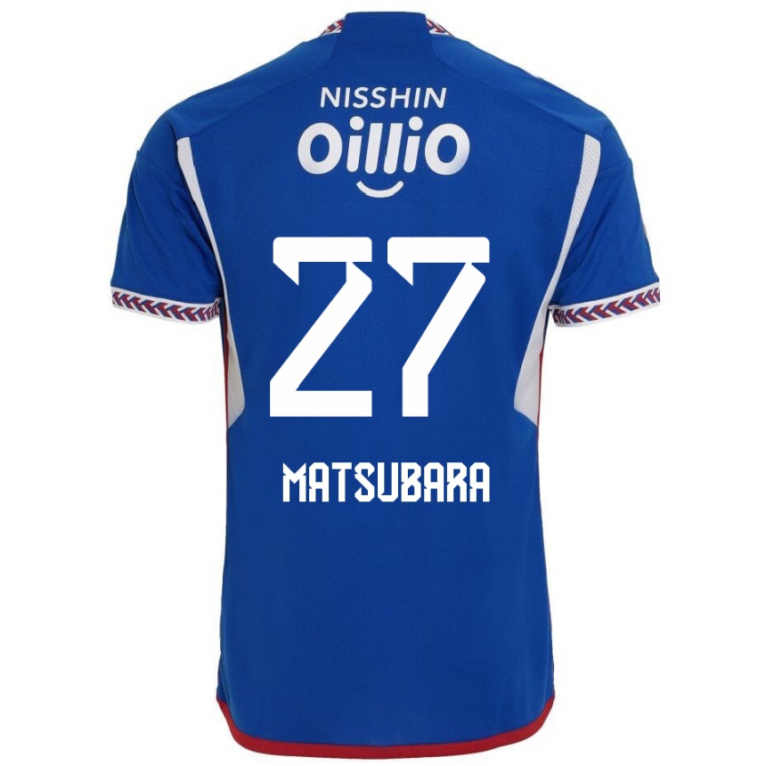 Kids Football Ken Matsubara #27 Blue White Red Home Jersey 2024/25 T-Shirt Australia